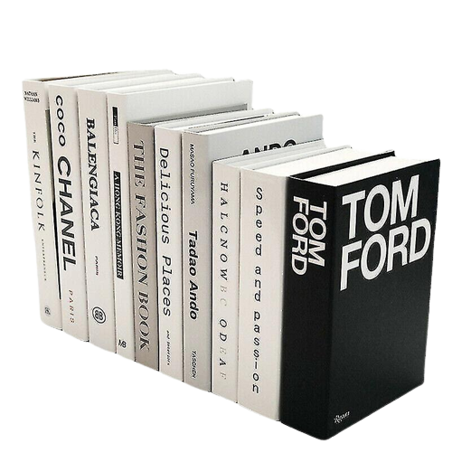Designer coffee table faux books