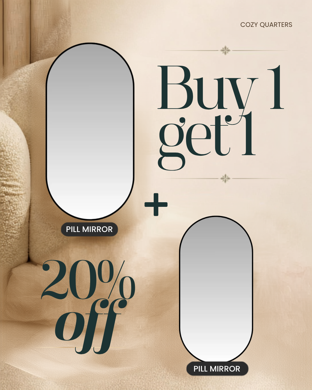 2x Pill Mirror Bundle